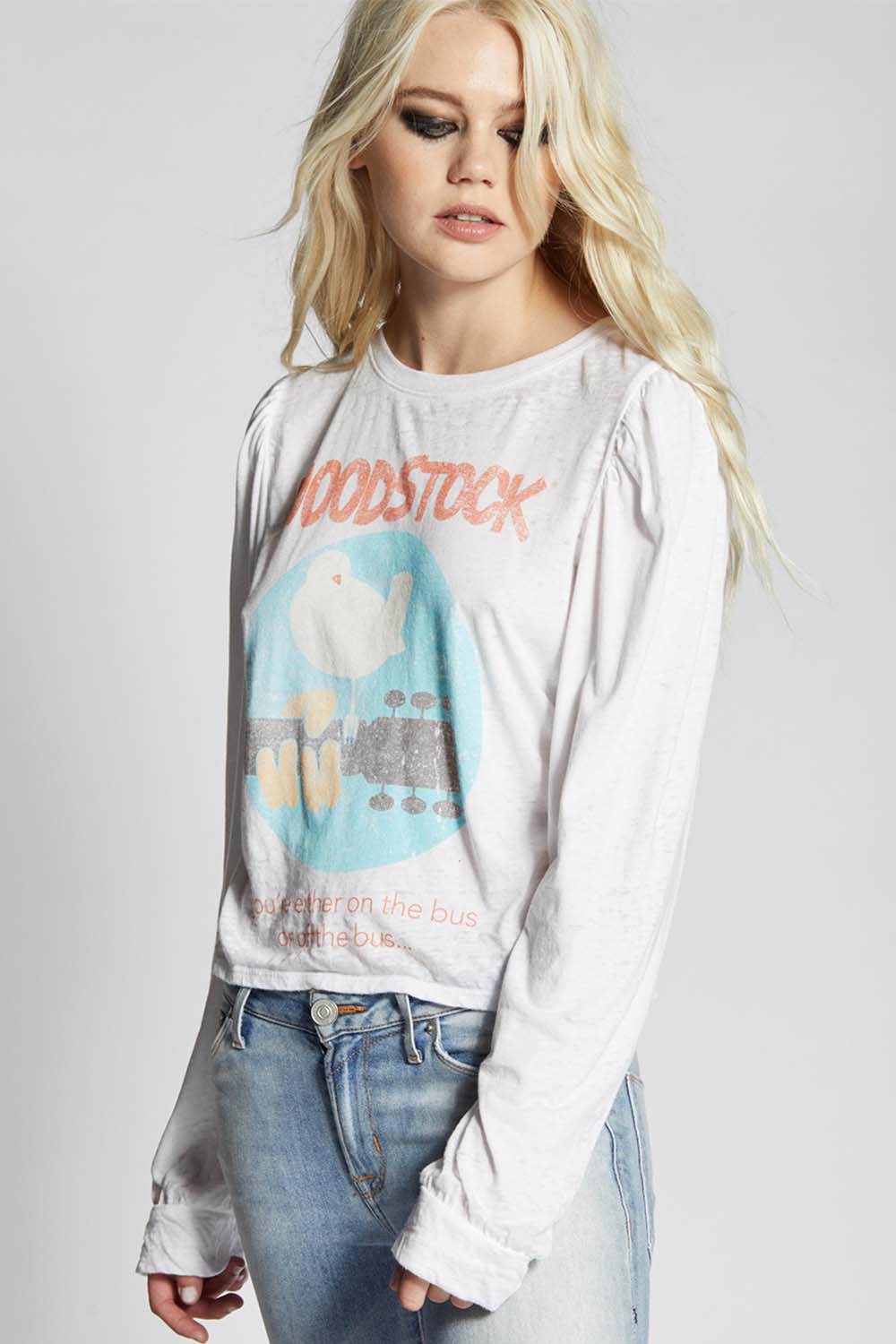 Woodstock Emblem Puff Sleeve