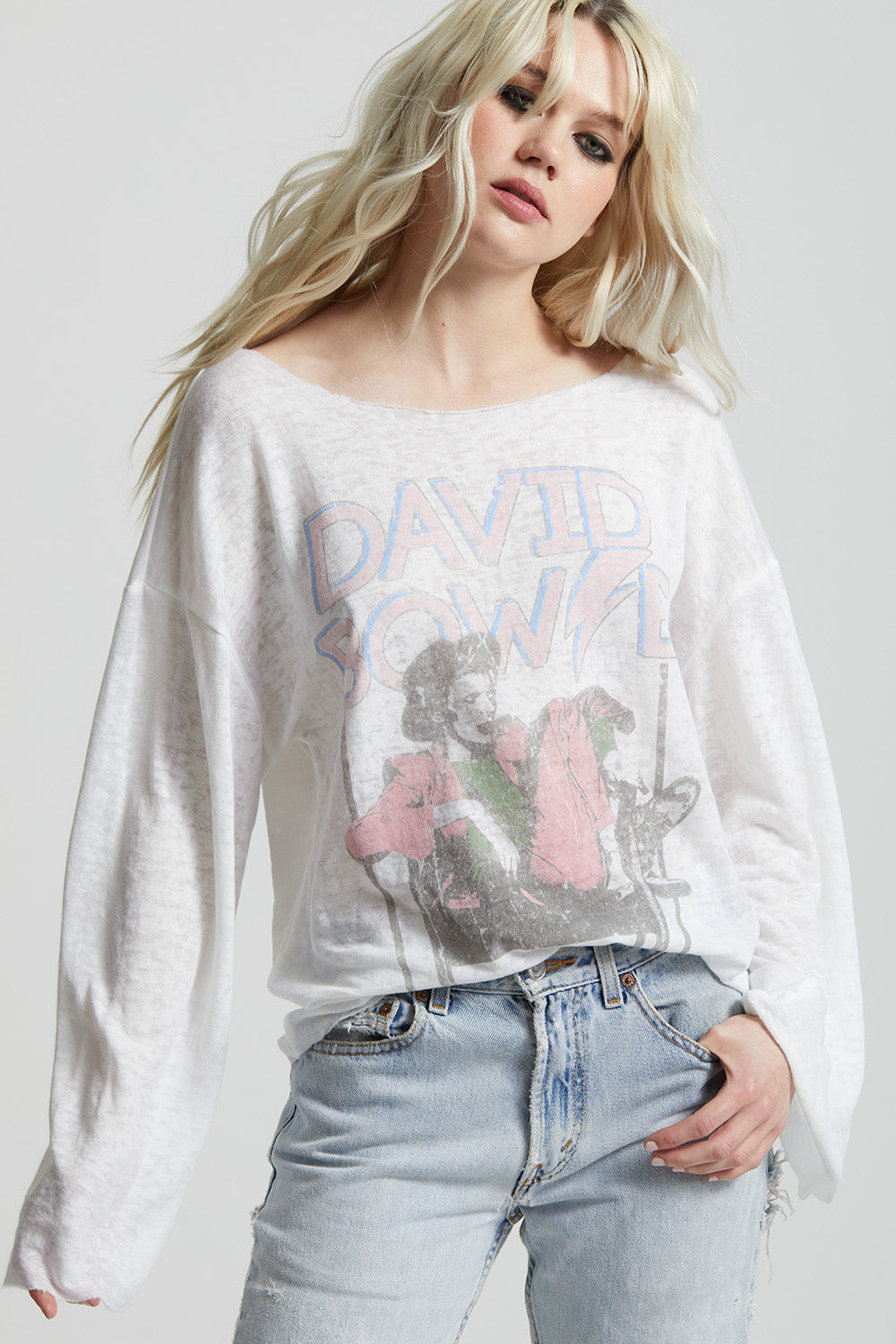 Retro David Bowie Bell Sleeve