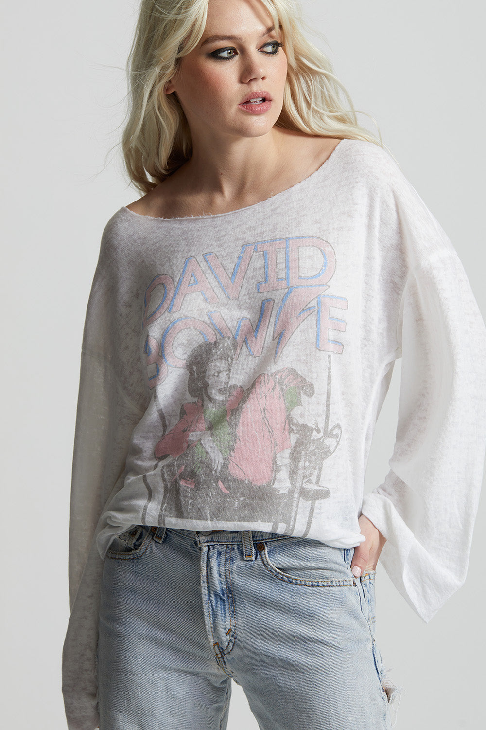 Retro David Bowie Bell Sleeve