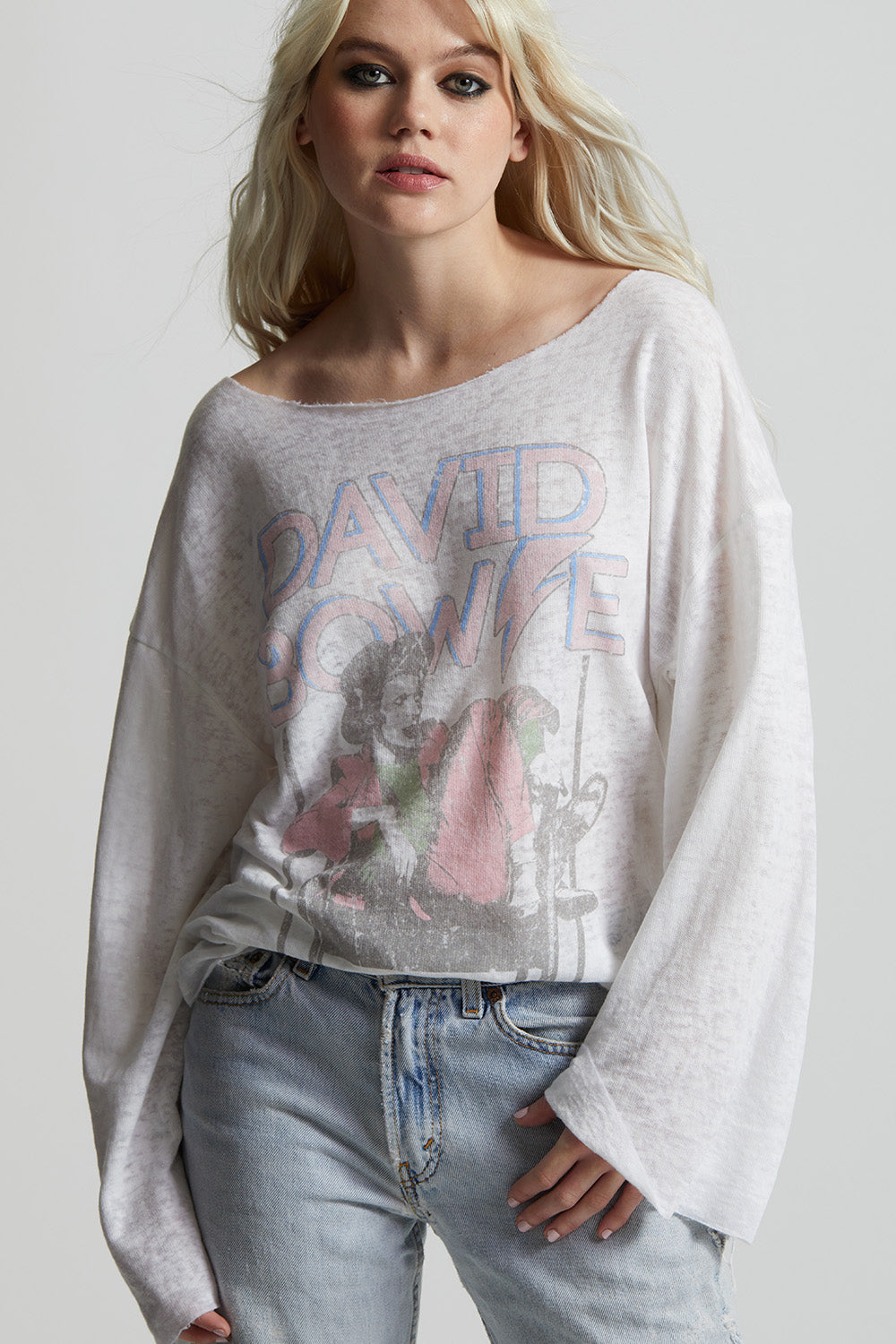 Retro David Bowie Bell Sleeve