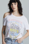 KISS Hottest Show On Earth Cold Shoulder Tee