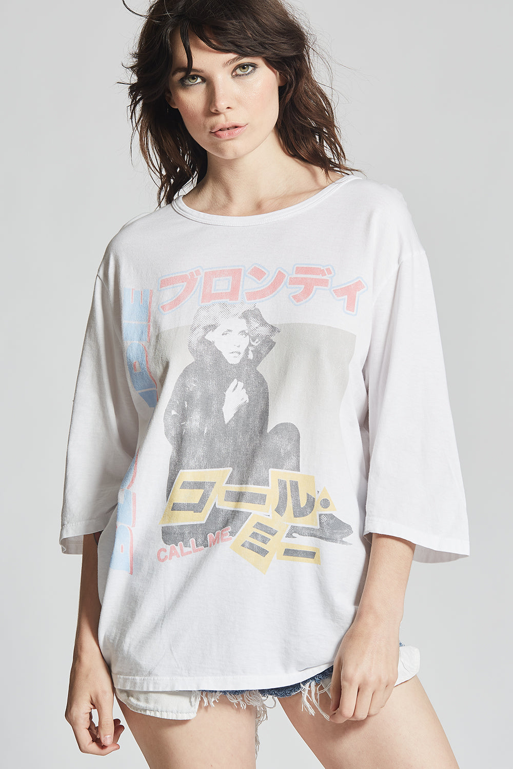 Blondie Call Me 3/4 Sleeve Tee