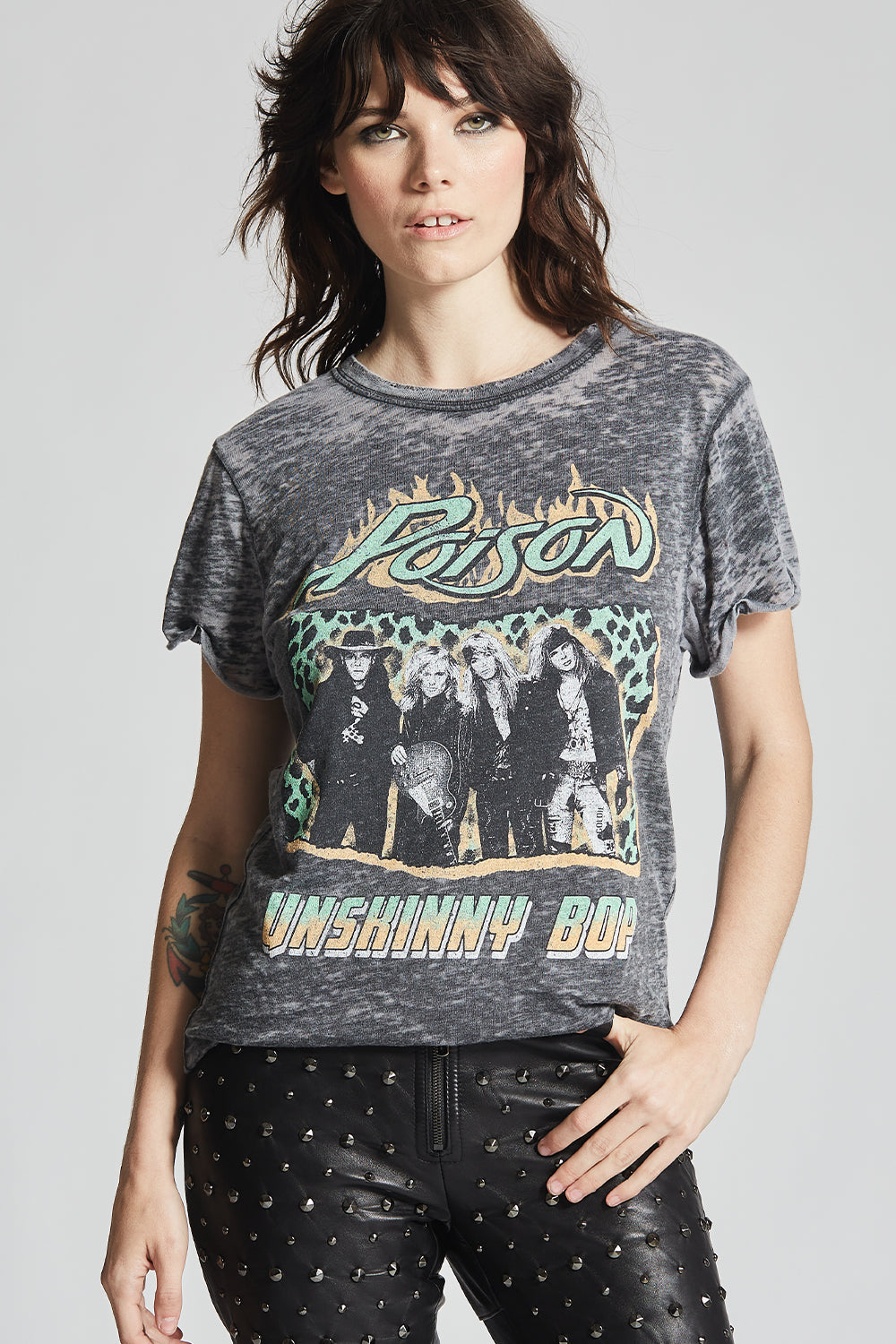 Poison "Unskinny Bop" Vintage Washed Tee