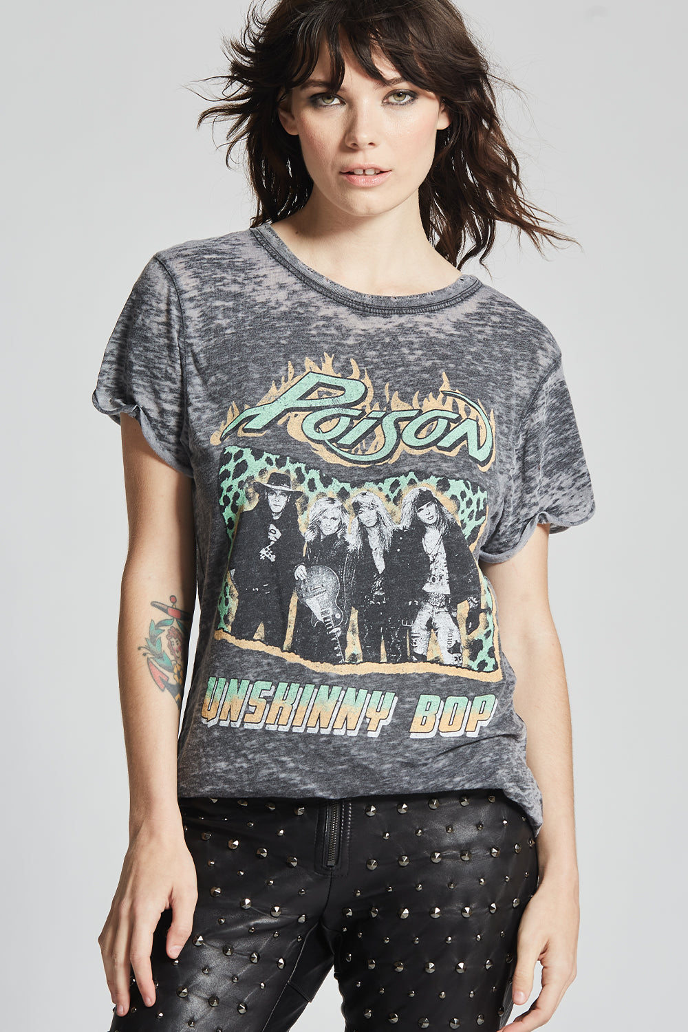 Poison "Unskinny Bop" Vintage Washed Tee