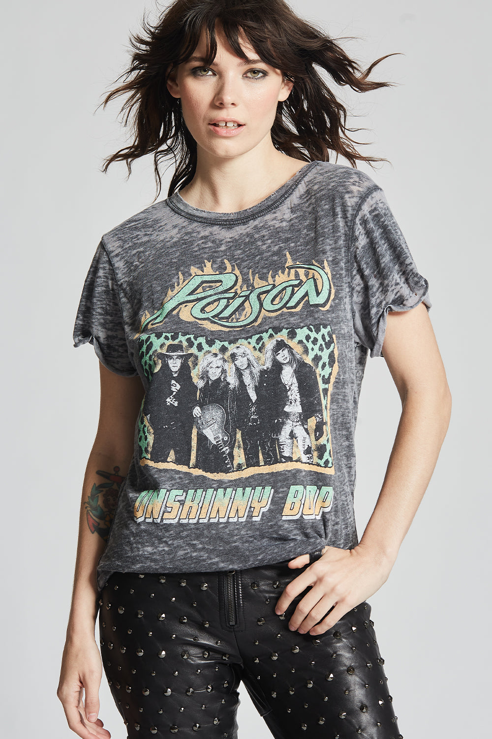 Poison "Unskinny Bop" Vintage Washed Tee