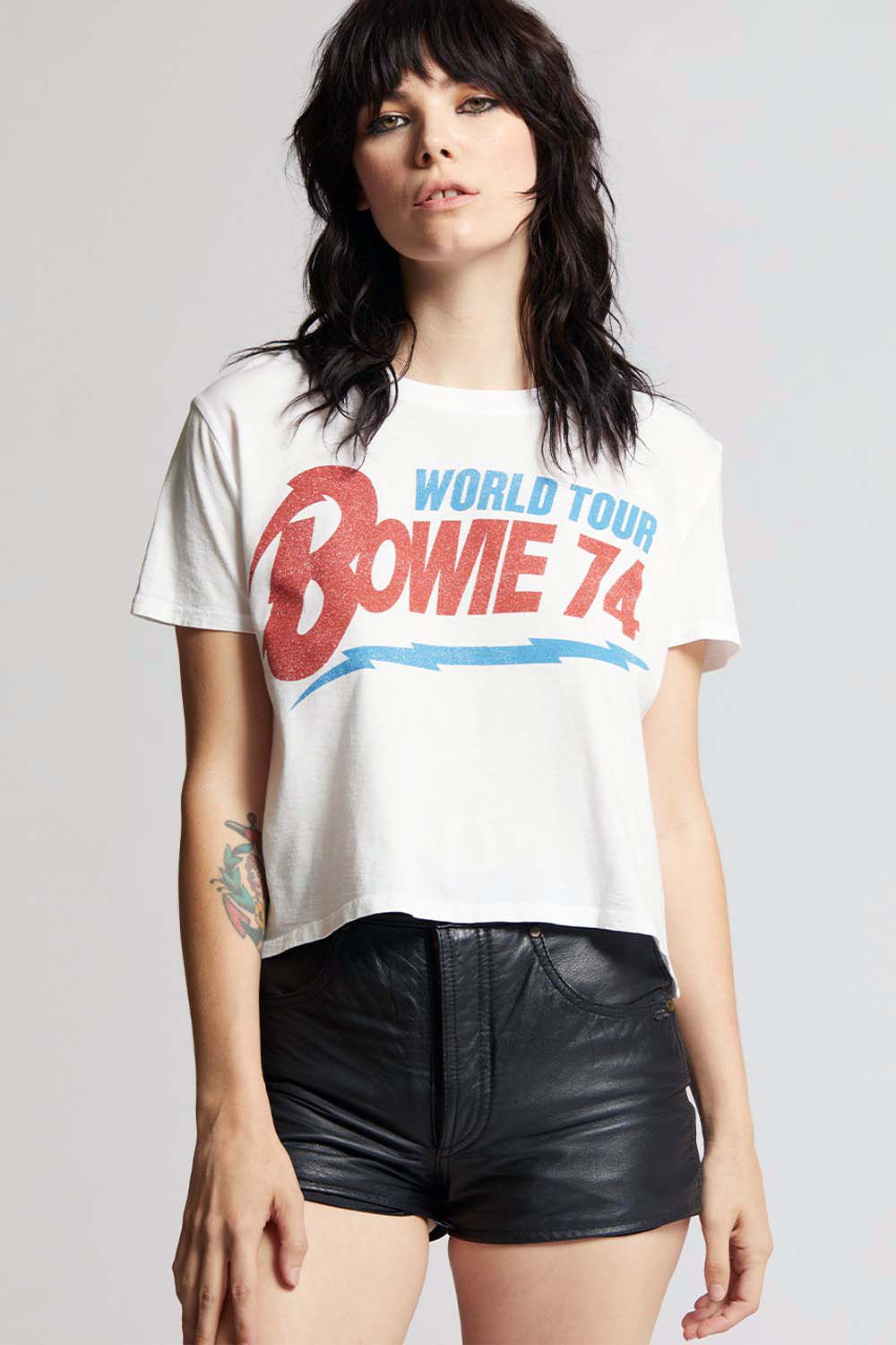 (ARCHIVE) David Bowie '74 World Tour Crop Tee