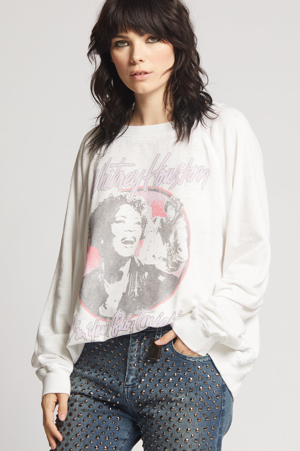 Whitney Houston I'm Your Baby Tonight Sweatshirt