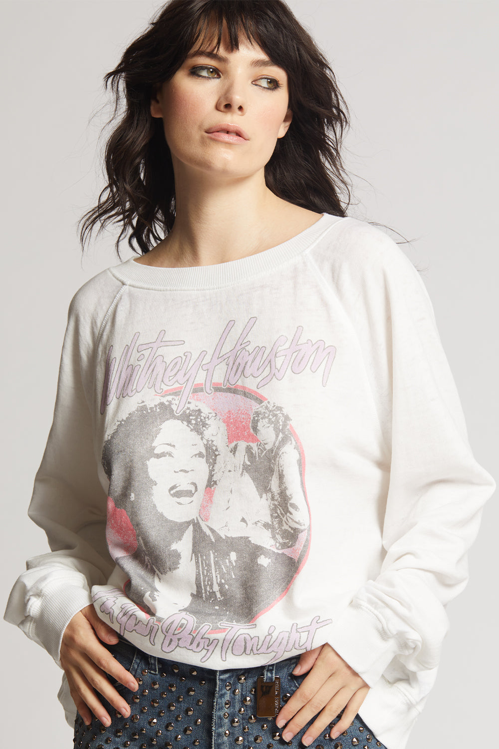 Whitney Houston I'm Your Baby Tonight Sweatshirt