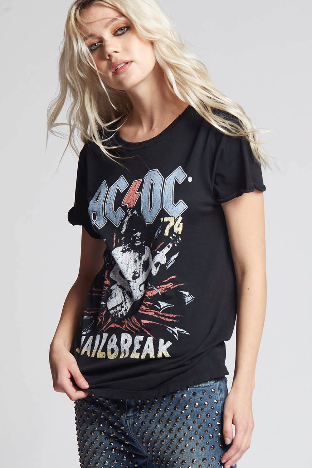 AC/DC ‘74 Jailbreak 1984 Fitted Graphic Tee