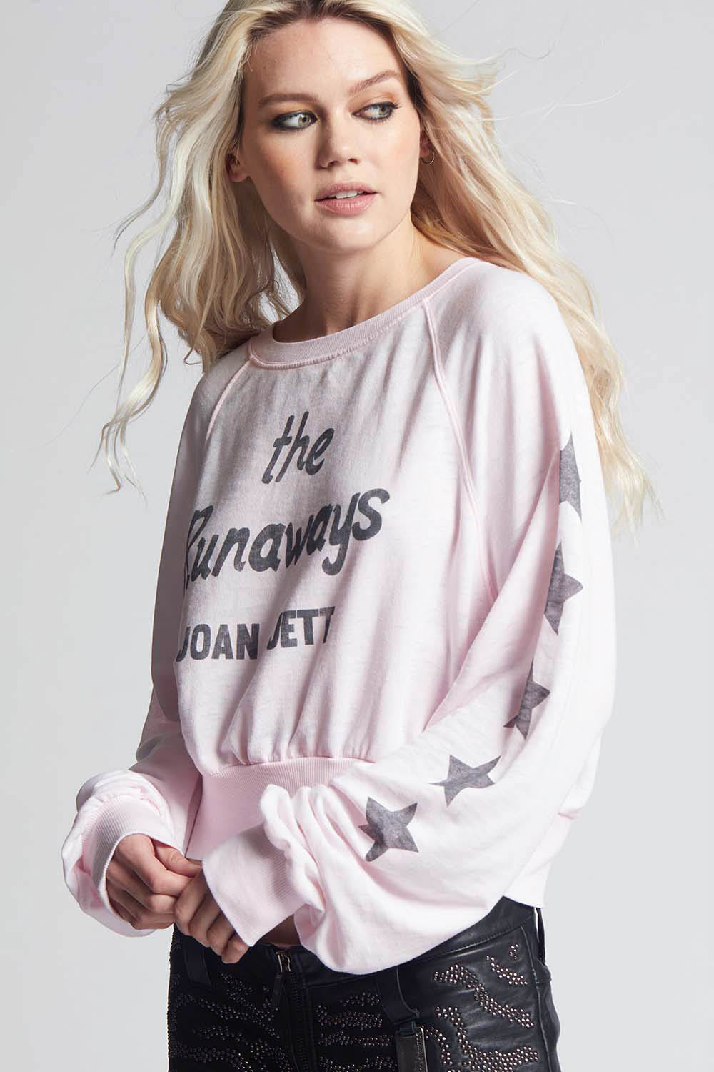The Runaways Joan Jett Cropped Sweatshirt