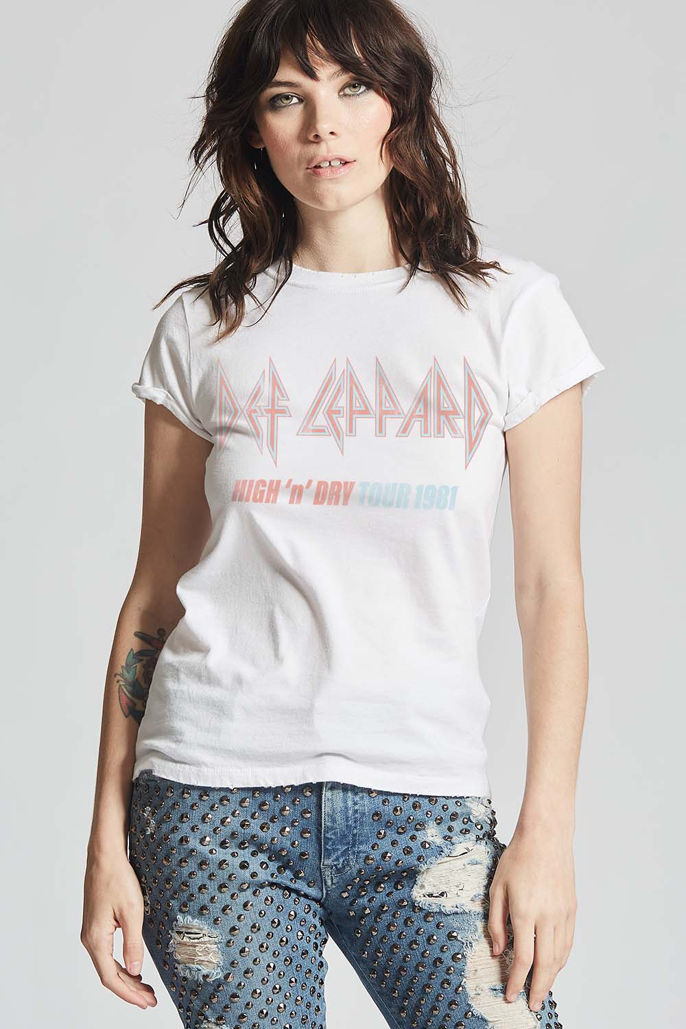 Def Leppard High 'N' Dry Tour 1986 Tee