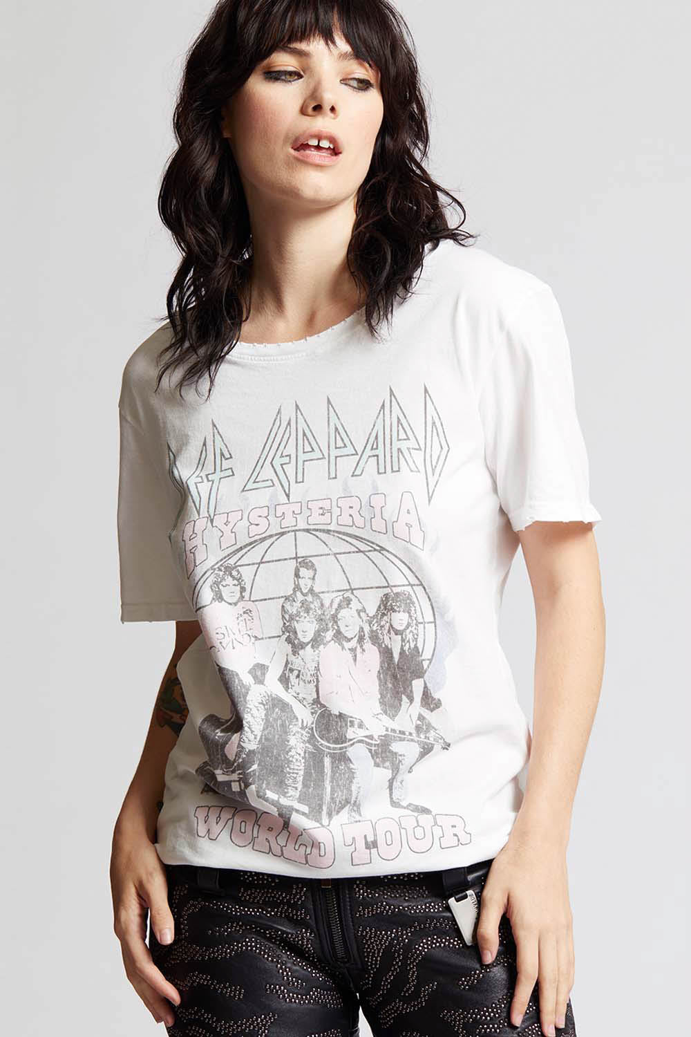 Def Leppard Hysteria Tour Boyfriend Tee