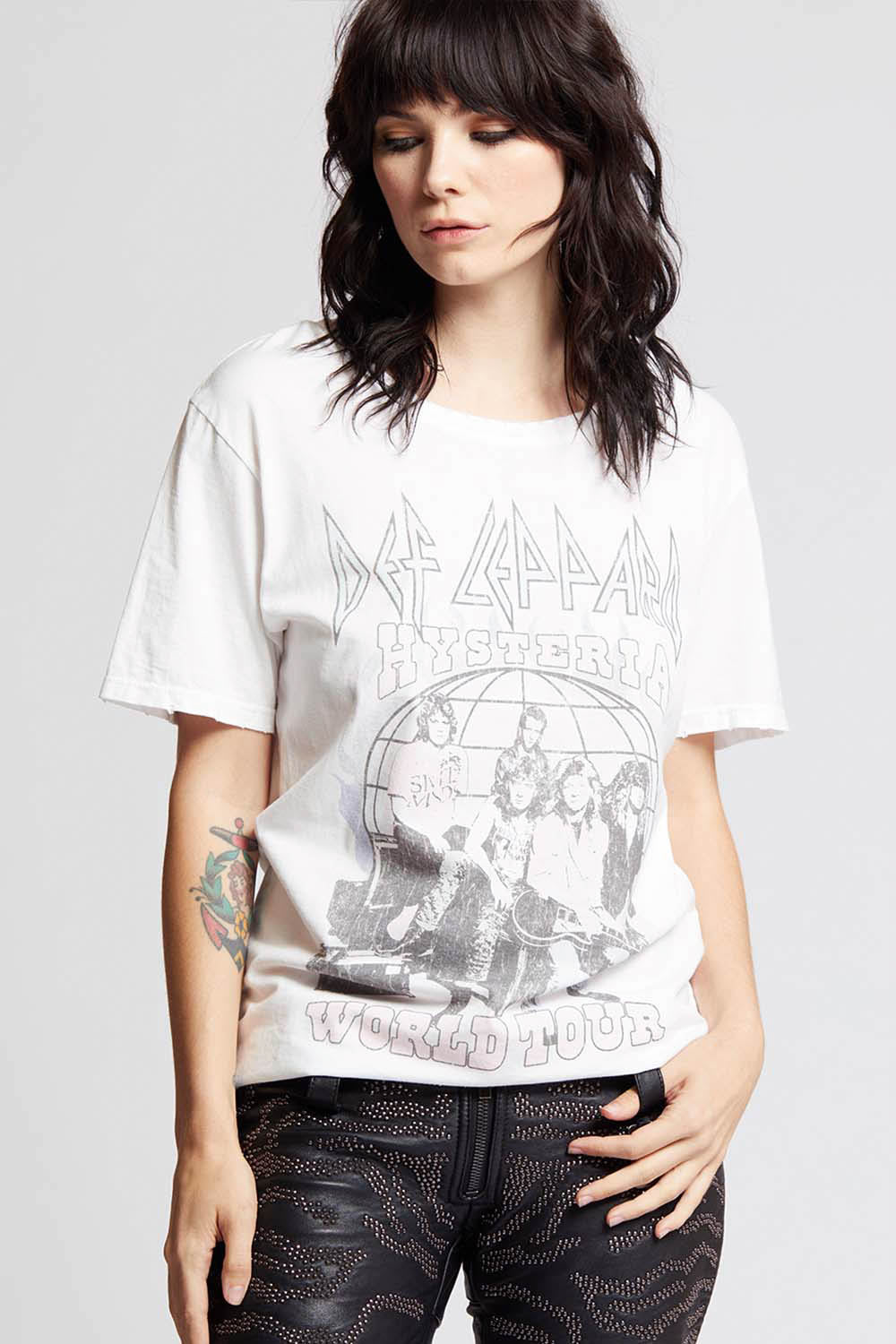 Def Leppard Hysteria Tour Boyfriend Tee