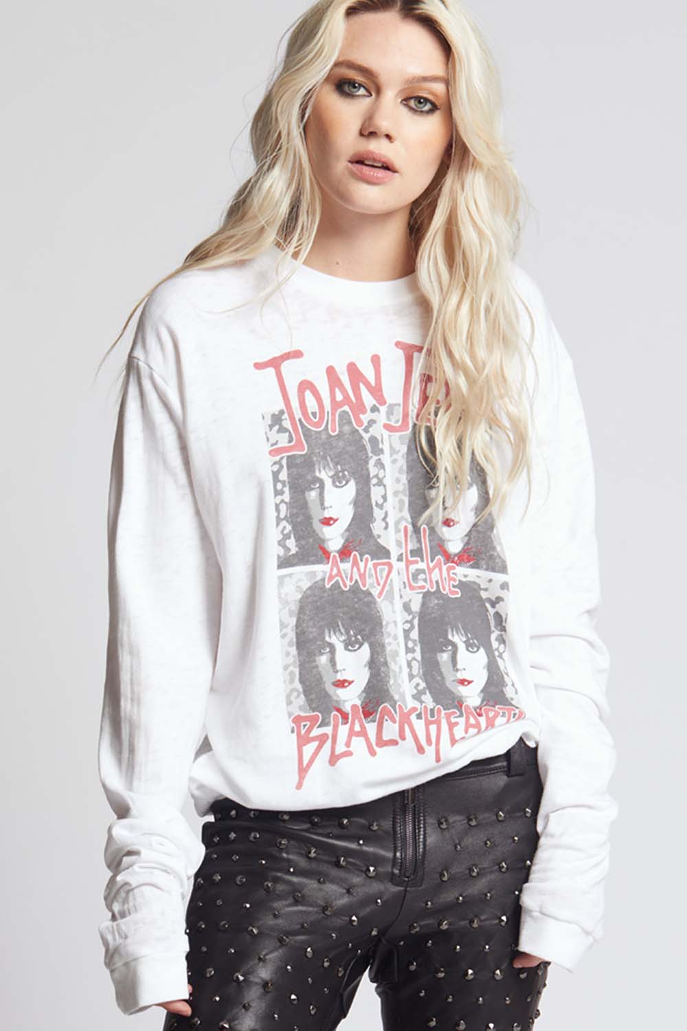 Joan Jett And The Blackhearts Fitted Sweatshirt