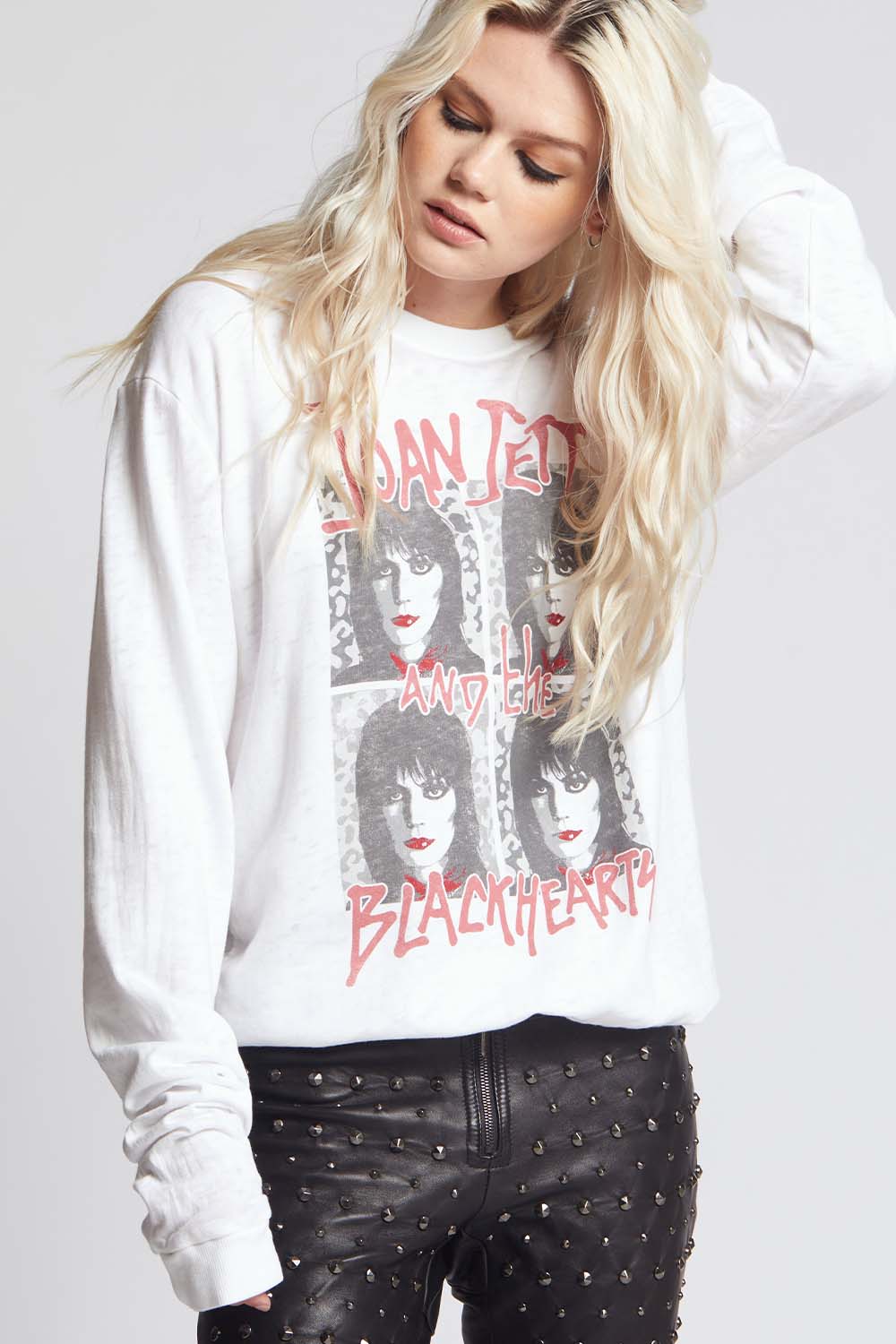 Joan Jett And The Blackhearts Fitted Sweatshirt