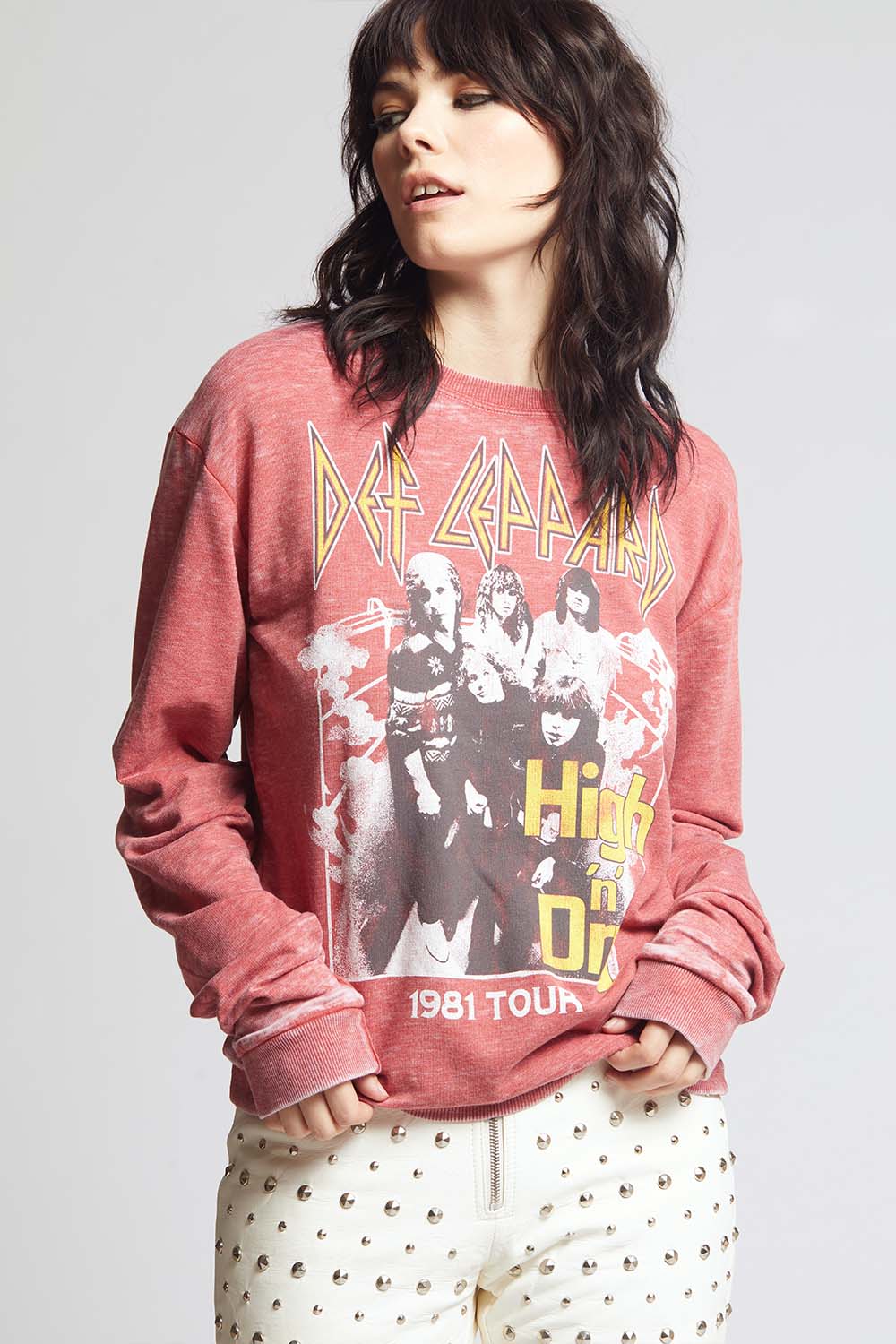 Def Leppard High ‘N’ Dry Fitted Sweatshirt