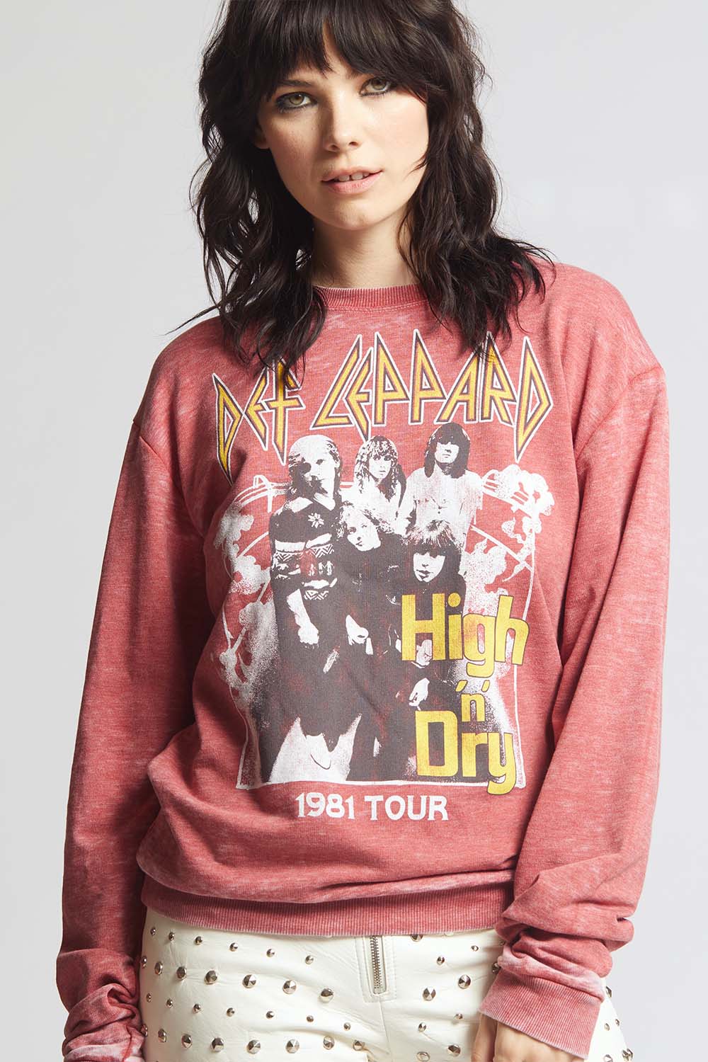 Def Leppard High ‘N’ Dry Fitted Sweatshirt