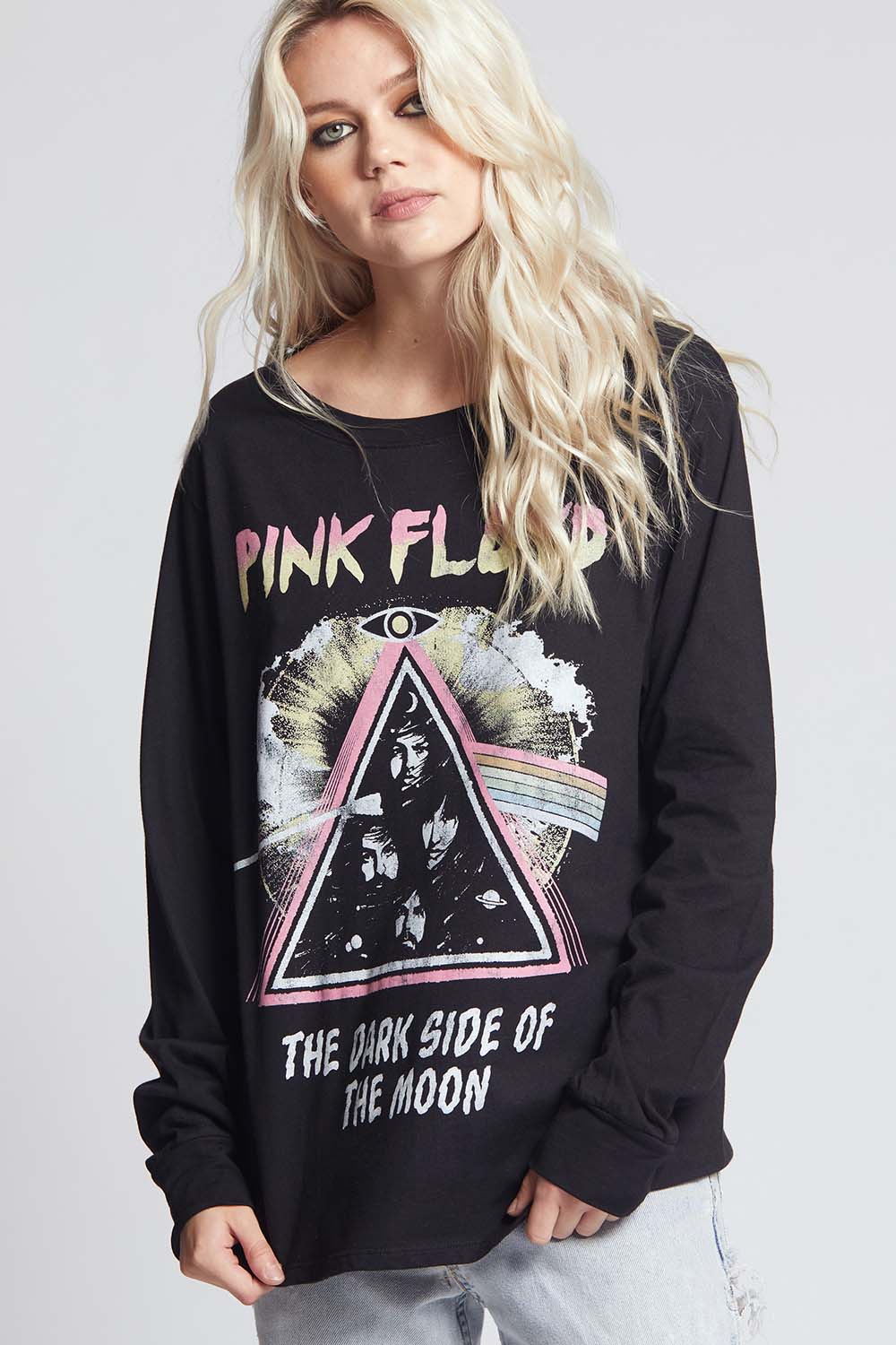 Pink Floyd The Dark Side Of The Moon Long Sleeve Graphic Tee