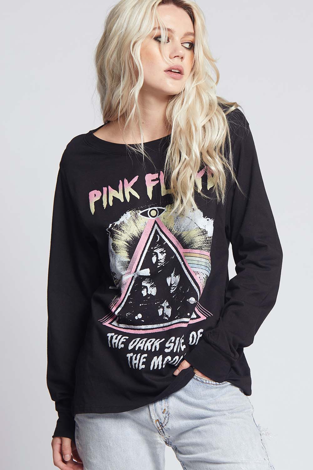 Pink Floyd The Dark Side Of The Moon Long Sleeve Graphic Tee