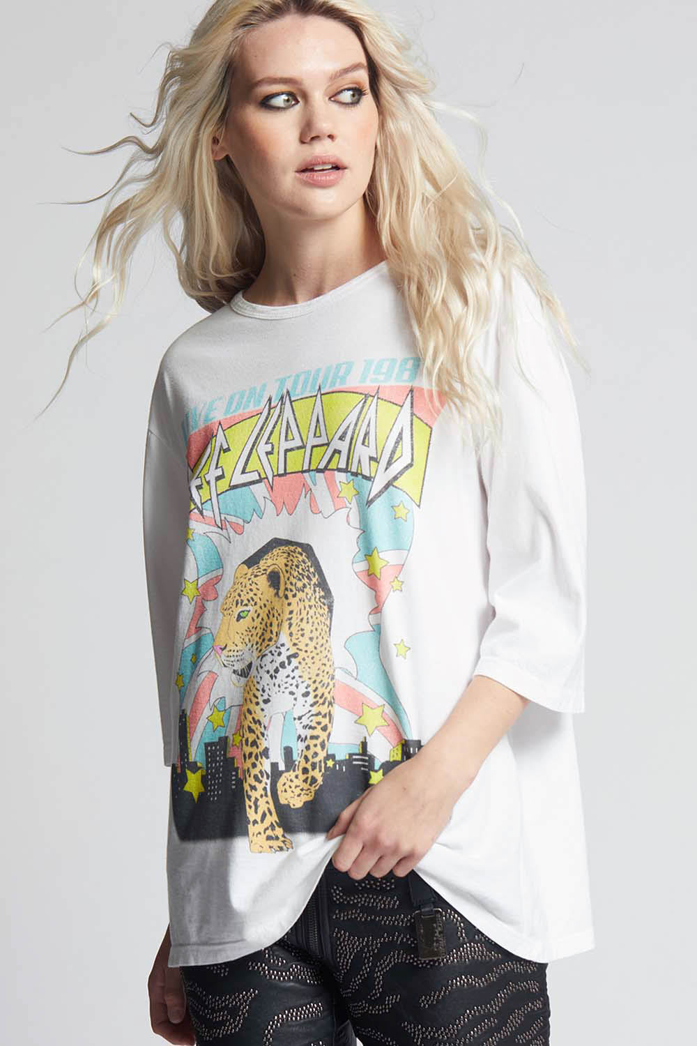 Def Leppard Live On Tour 1987 Tee