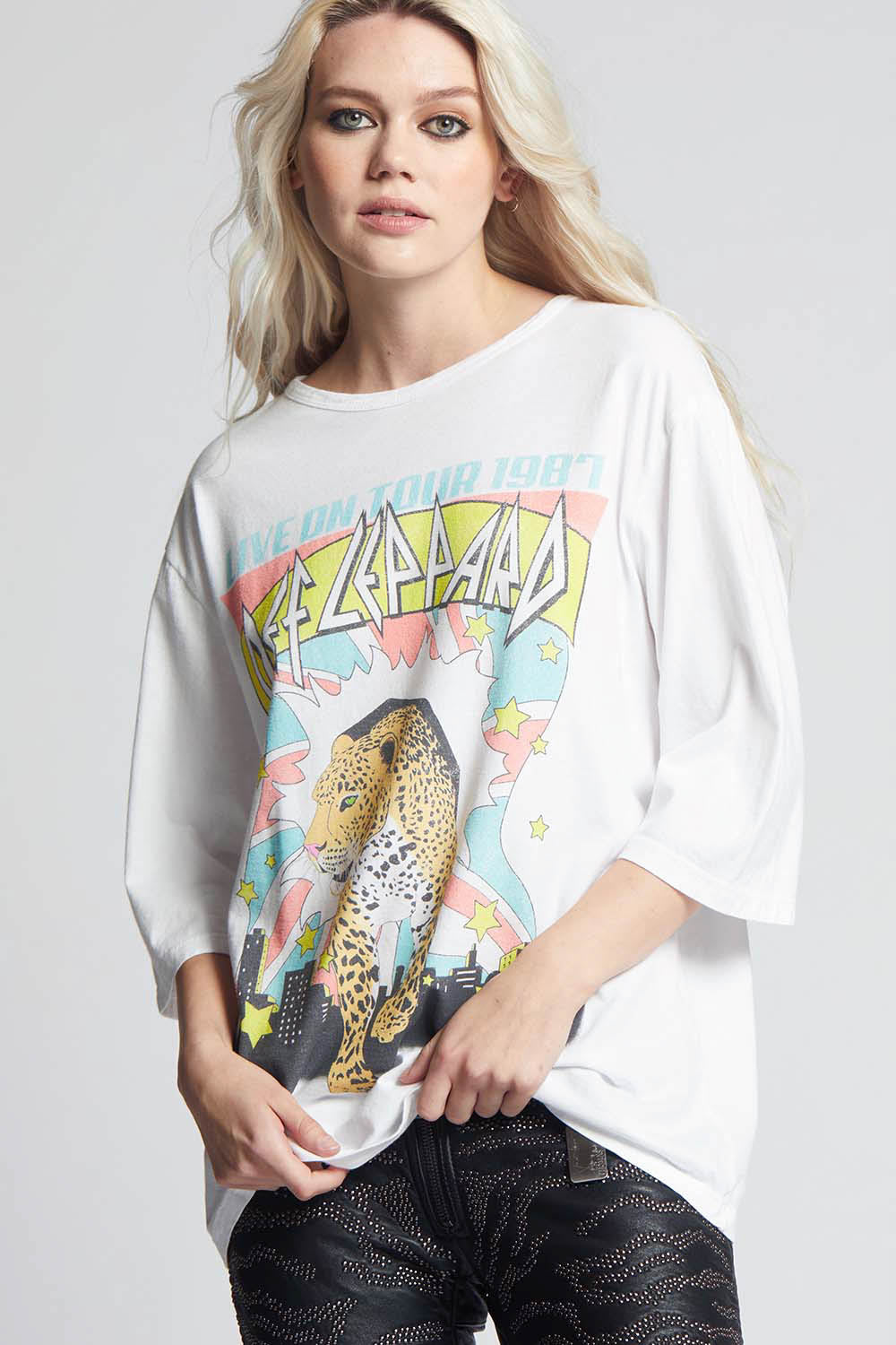 Def Leppard Live On Tour 1987 Tee