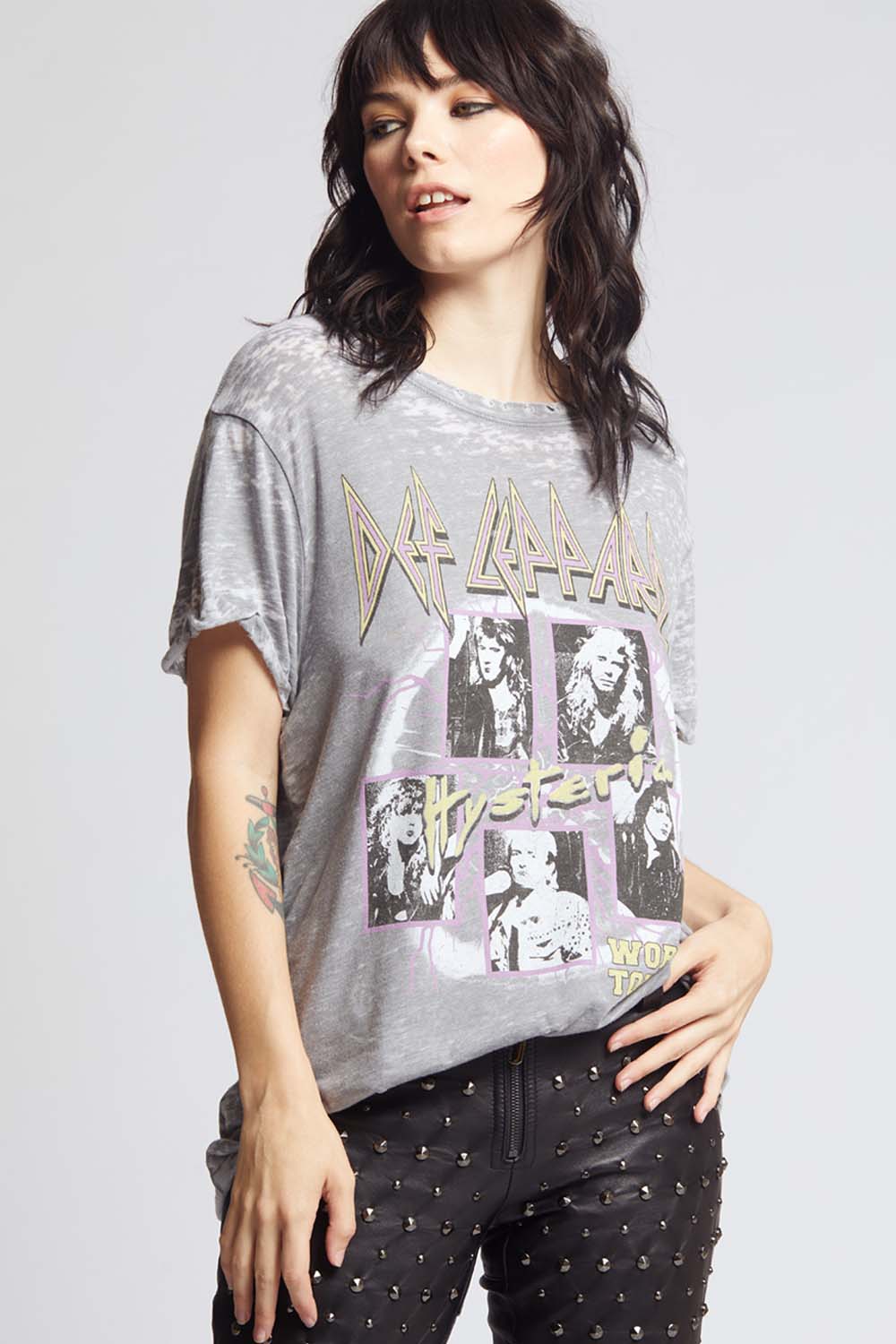 Def Leppard Hysteria World Tour Graphic Tee