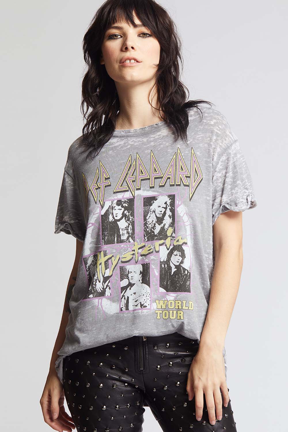 Def Leppard Hysteria World Tour Graphic Tee