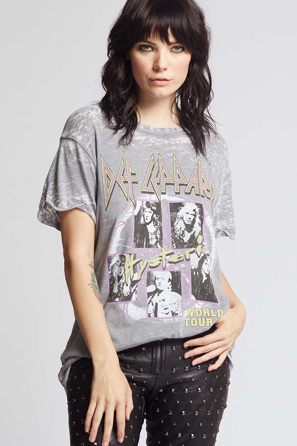 Def Leppard Hysteria World Tour Graphic Tee