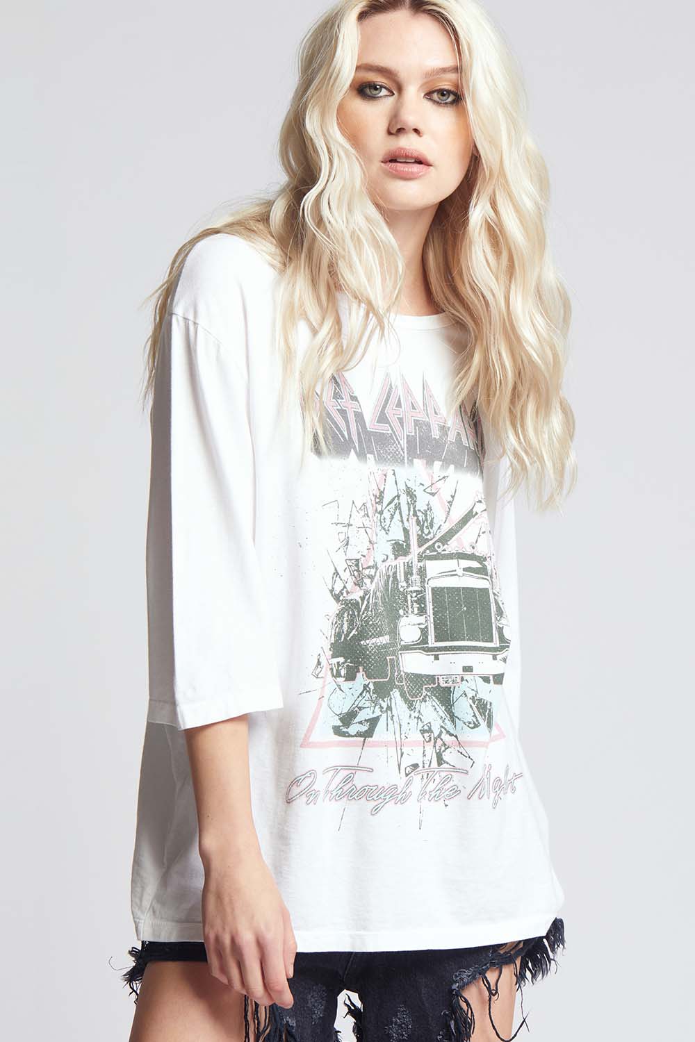 Def Leppard On Through The Night Truck Tee