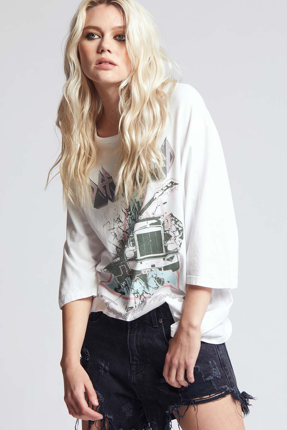 Def Leppard On Through The Night Truck Tee