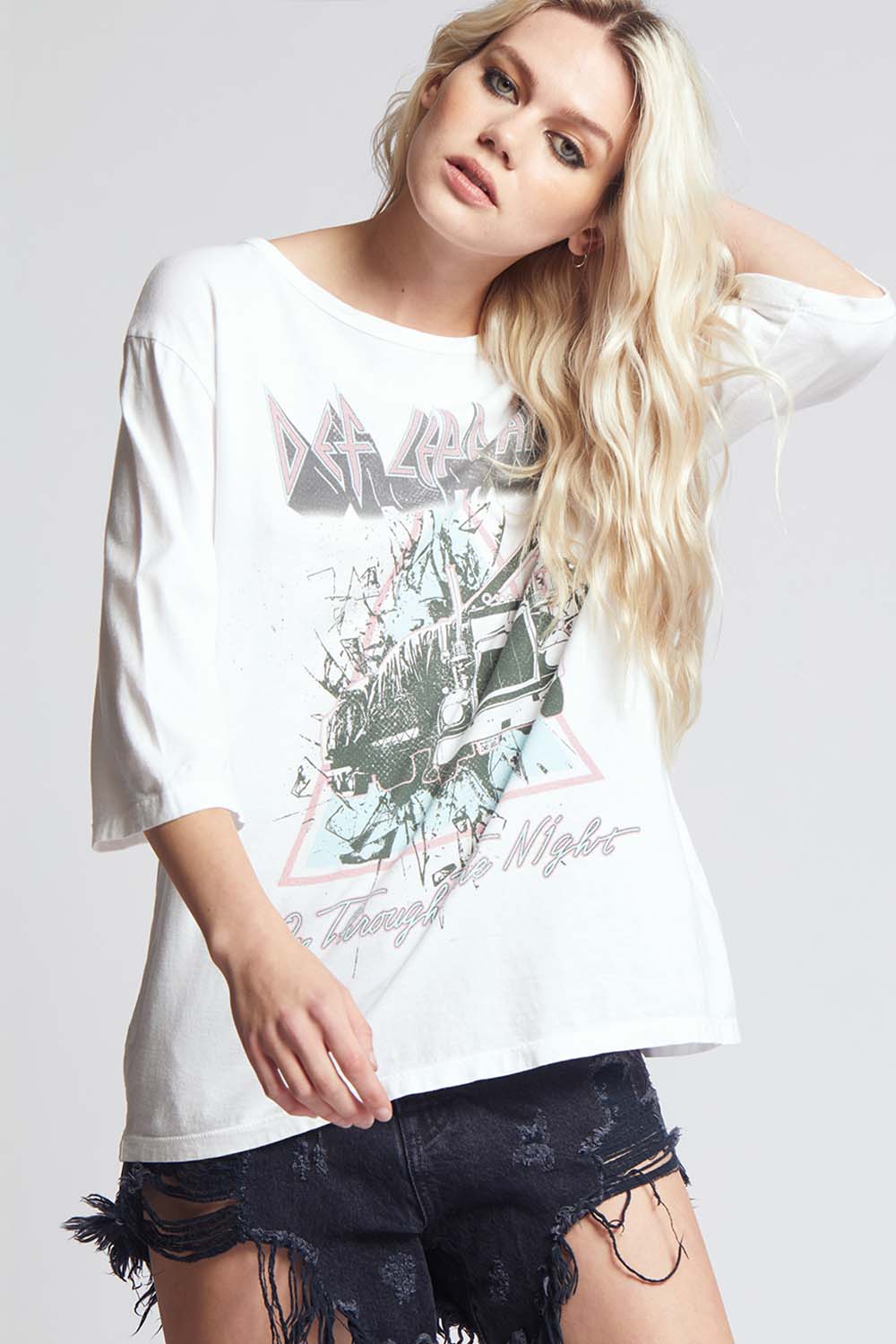Def Leppard On Through The Night Truck Tee