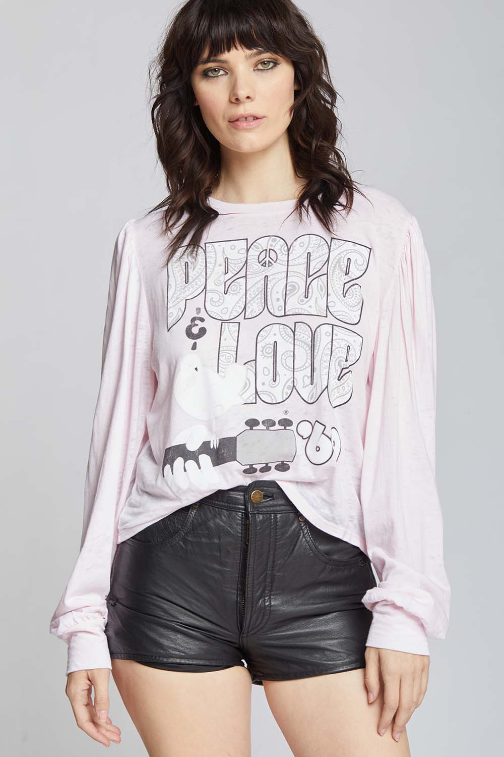 Woodstock Peace & Love Puff Sleeve