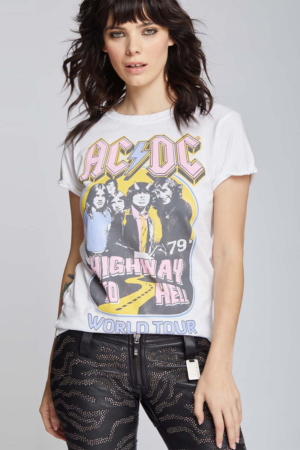 AC/DC Highway to Hell World Tour Vintage Band Tee