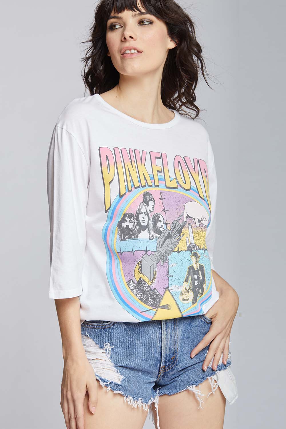 Pink Floyd Albums 3/4 Sleeve Tee