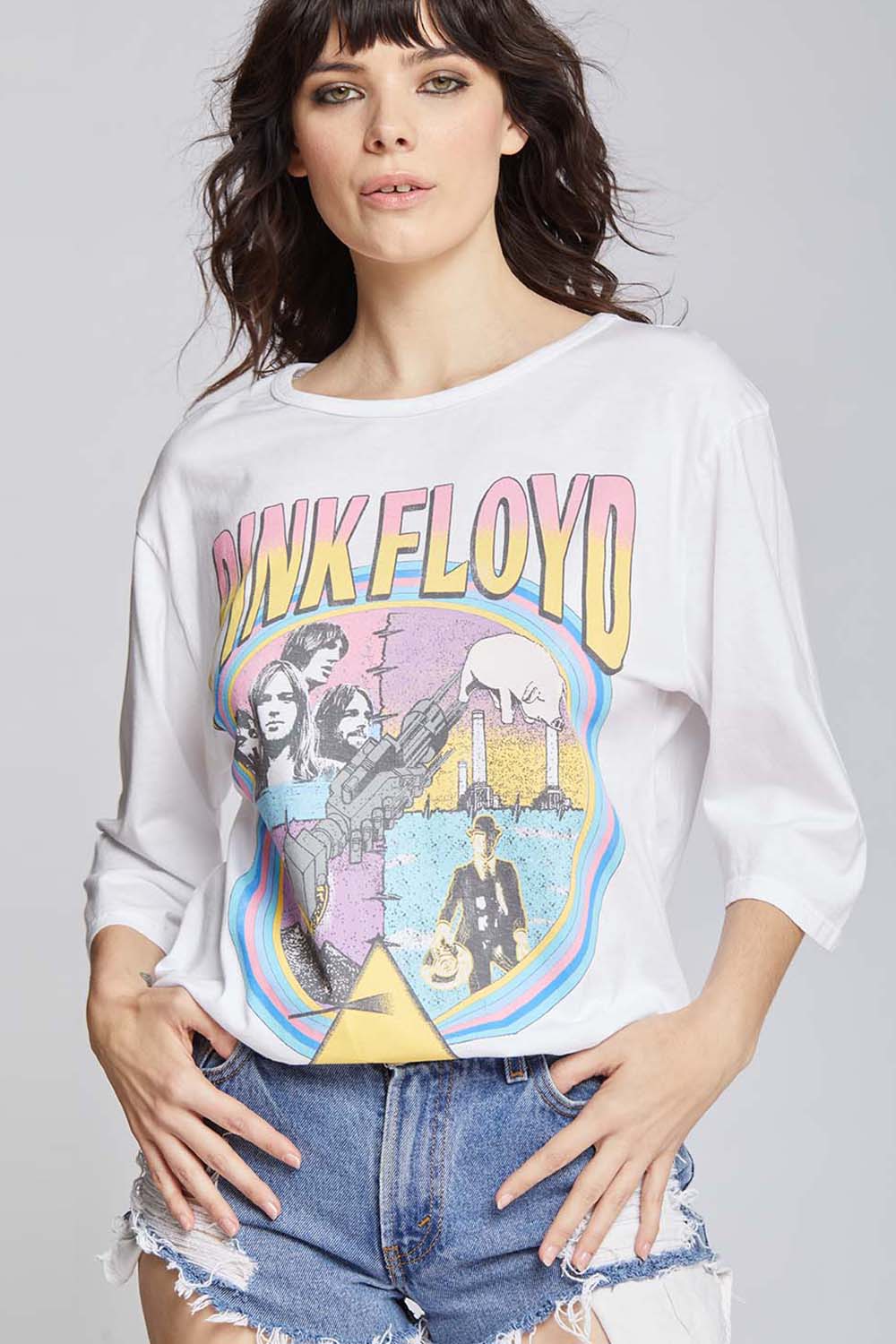 Pink Floyd Albums 3/4 Sleeve Tee