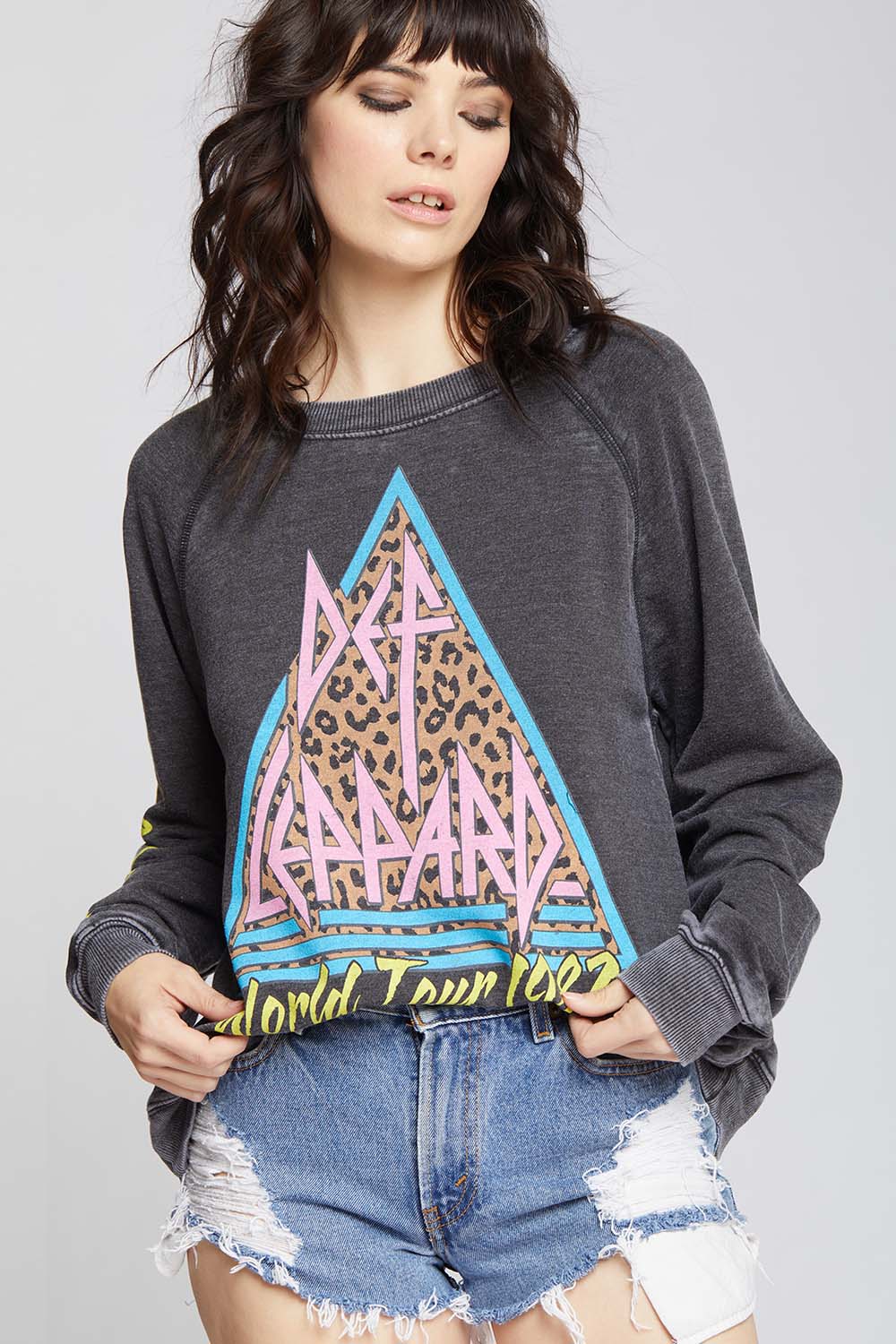 Def Leppard World Tour 1987 Oversized Band Sweatshirt