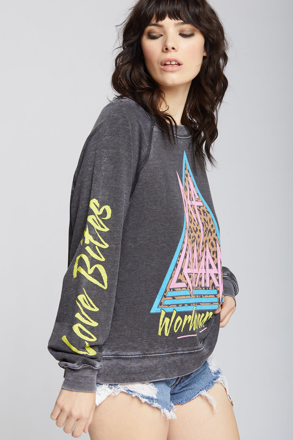 Def Leppard World Tour 1987 Oversized Band Sweatshirt