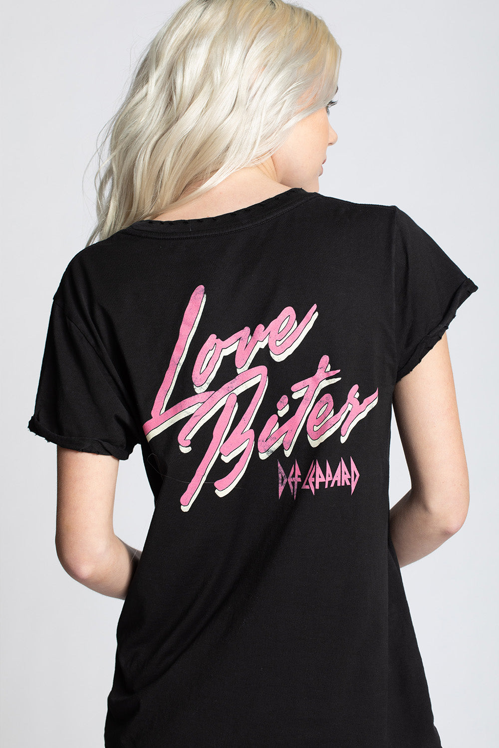 Def Leppard Hysteria Summer Tour Black Vintage Band Tee