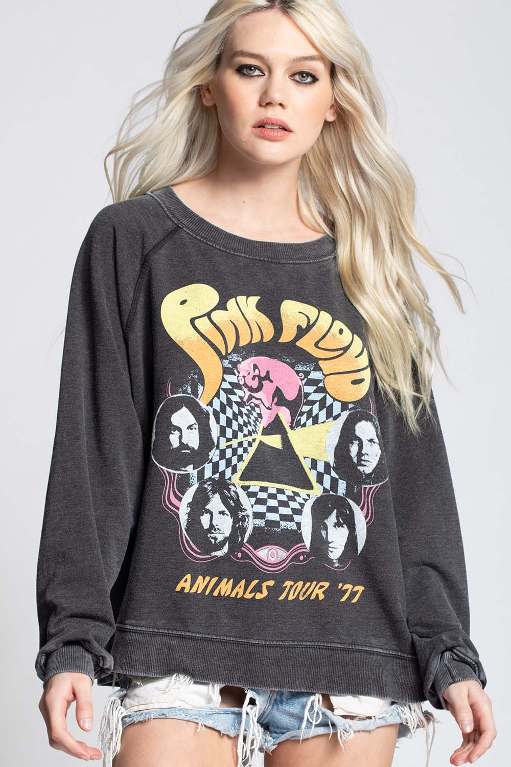 Pink Floyd Animals Tour ‘77 Oversized Vintage Sweatshirt