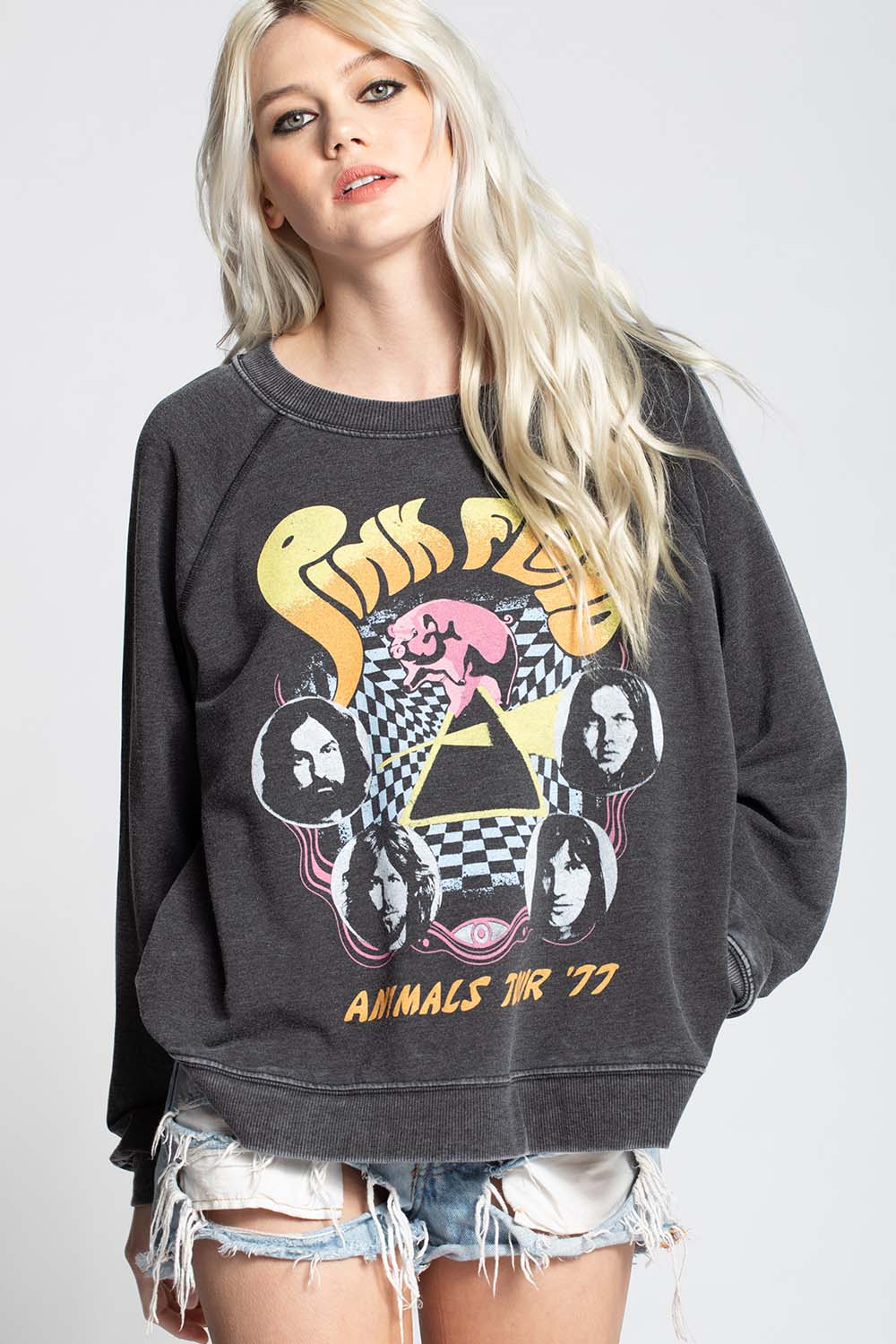 Pink Floyd Animals Tour ‘77 Oversized Vintage Sweatshirt