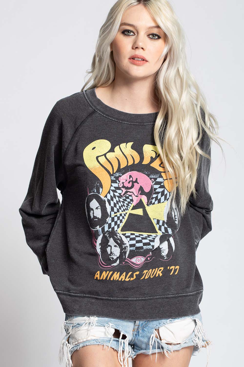 Pink Floyd Animals Tour ‘77 Oversized Vintage Sweatshirt