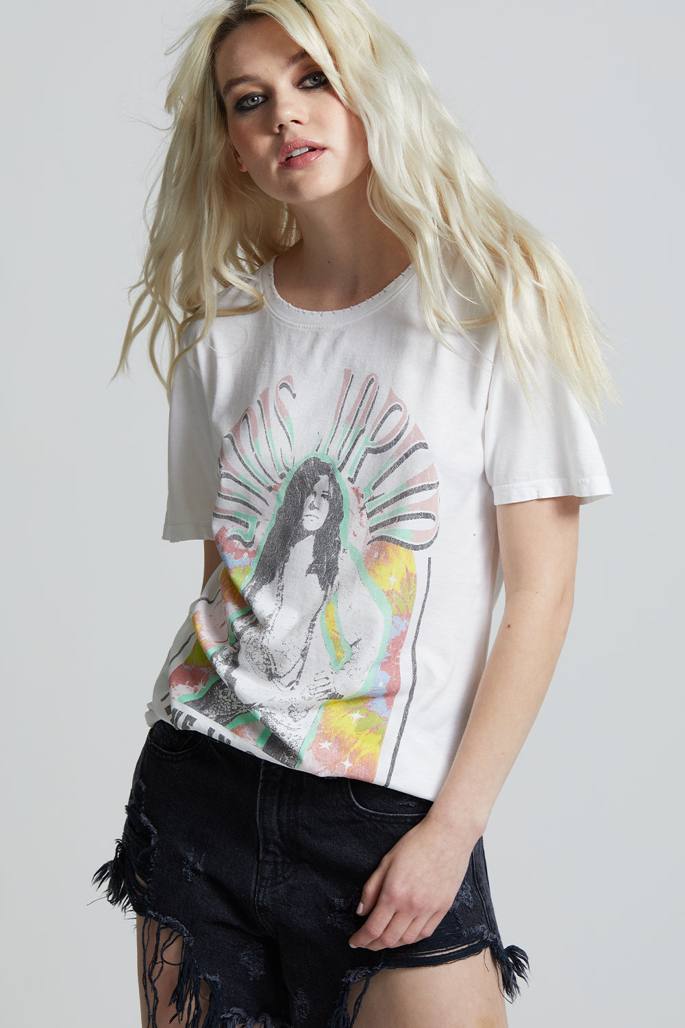 Janis Joplin Concert Boyfriend Tee