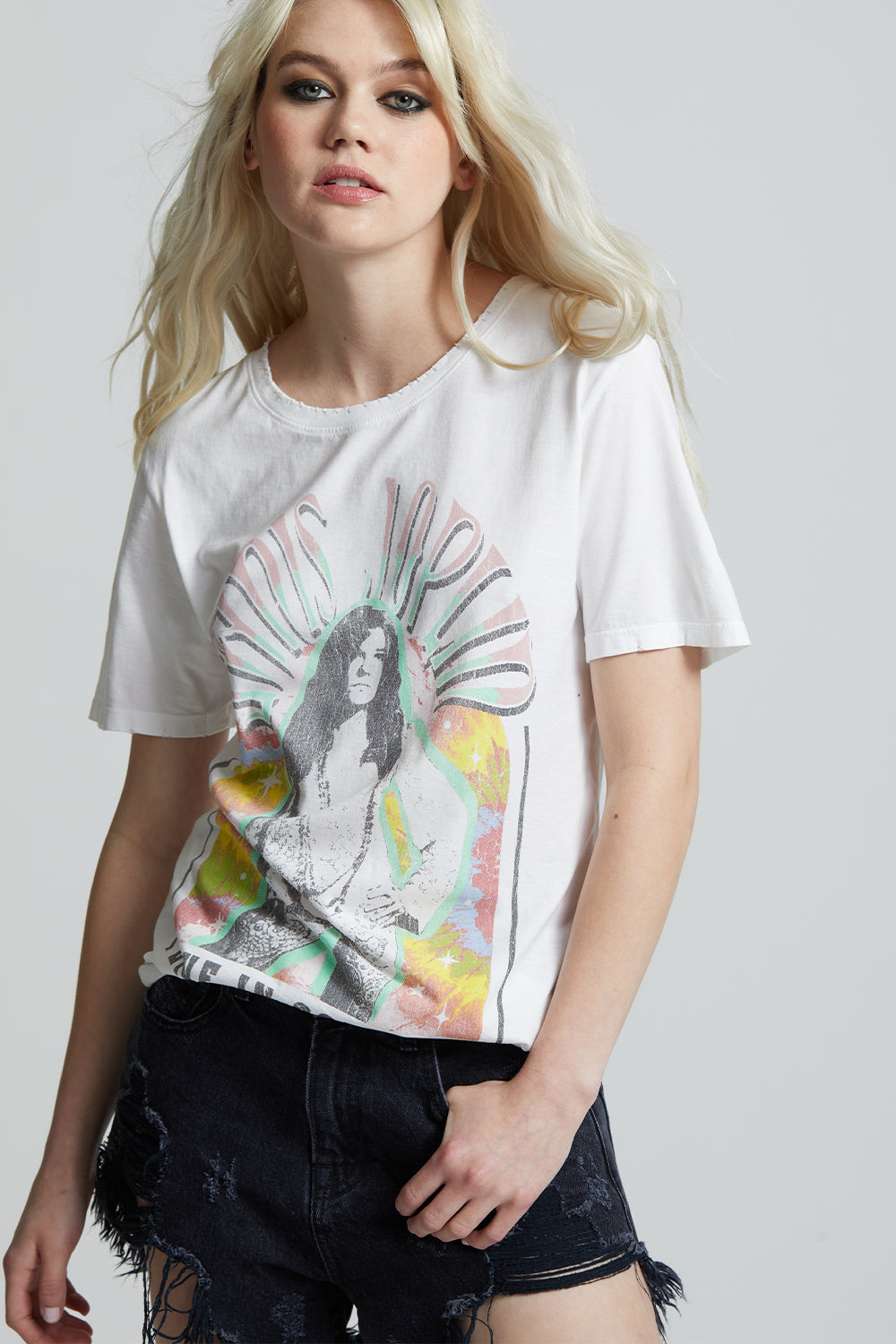 Janis Joplin Concert Boyfriend Tee