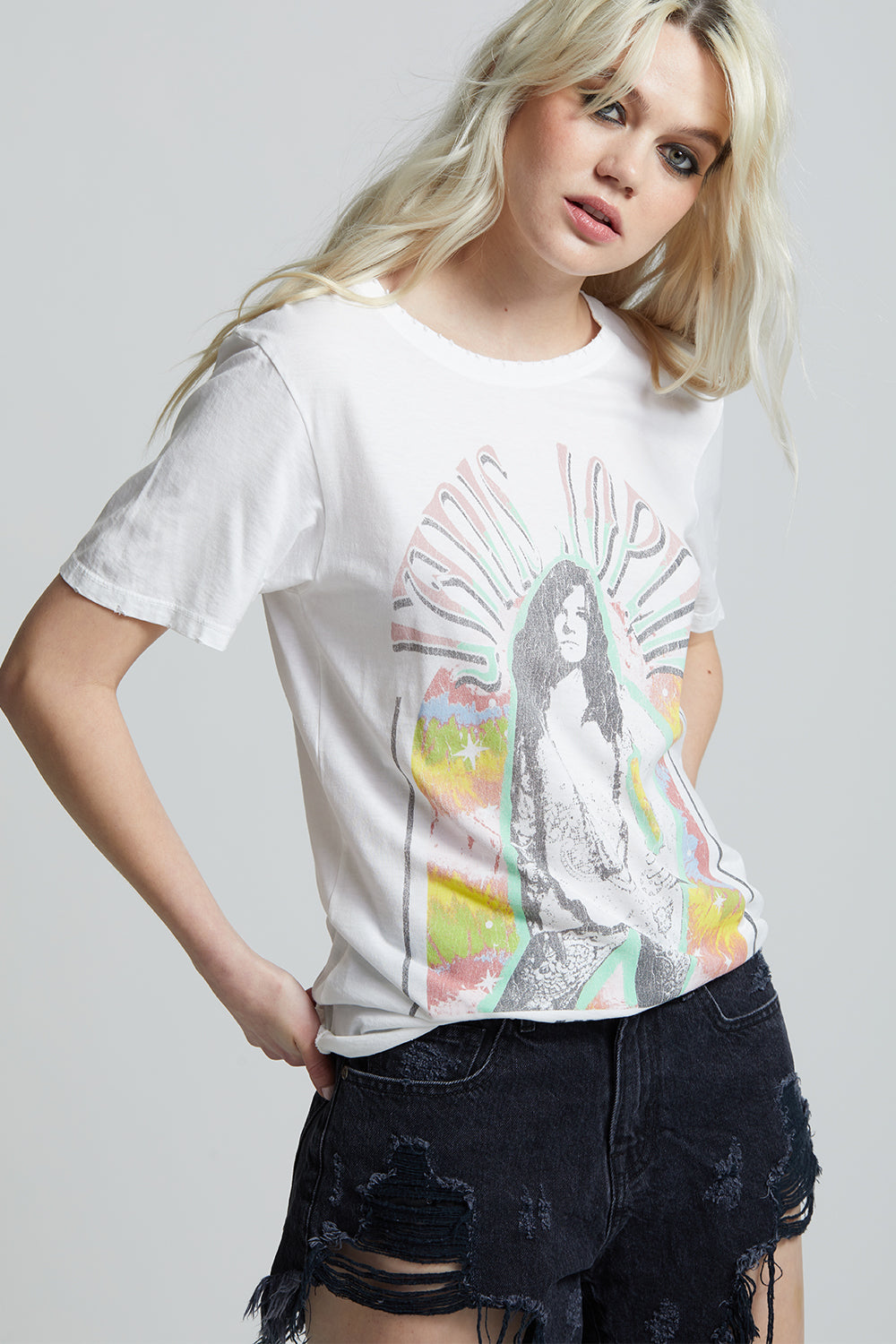 Janis Joplin Concert Boyfriend Tee