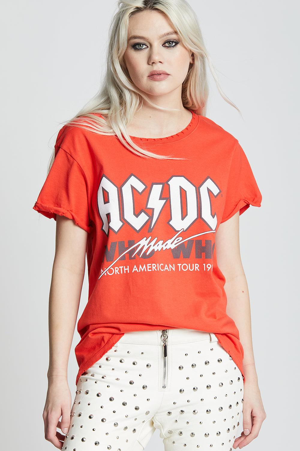 AC/DC Who Made Who 1986 Concert Graphic Tee