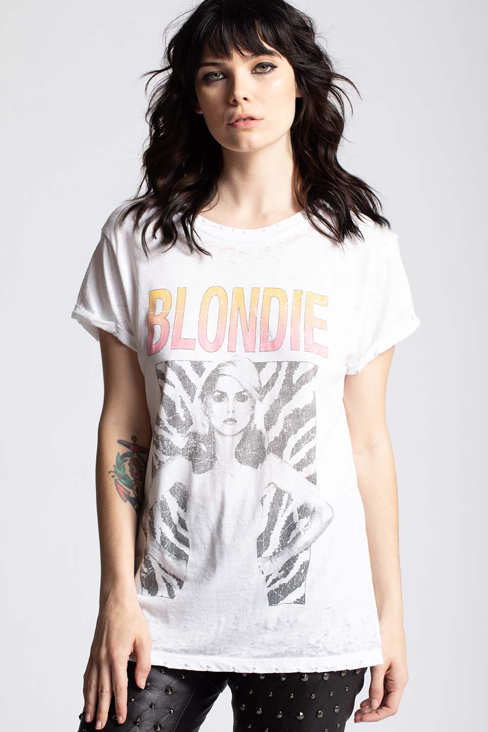 Blondie Animal Print Vintage Tee