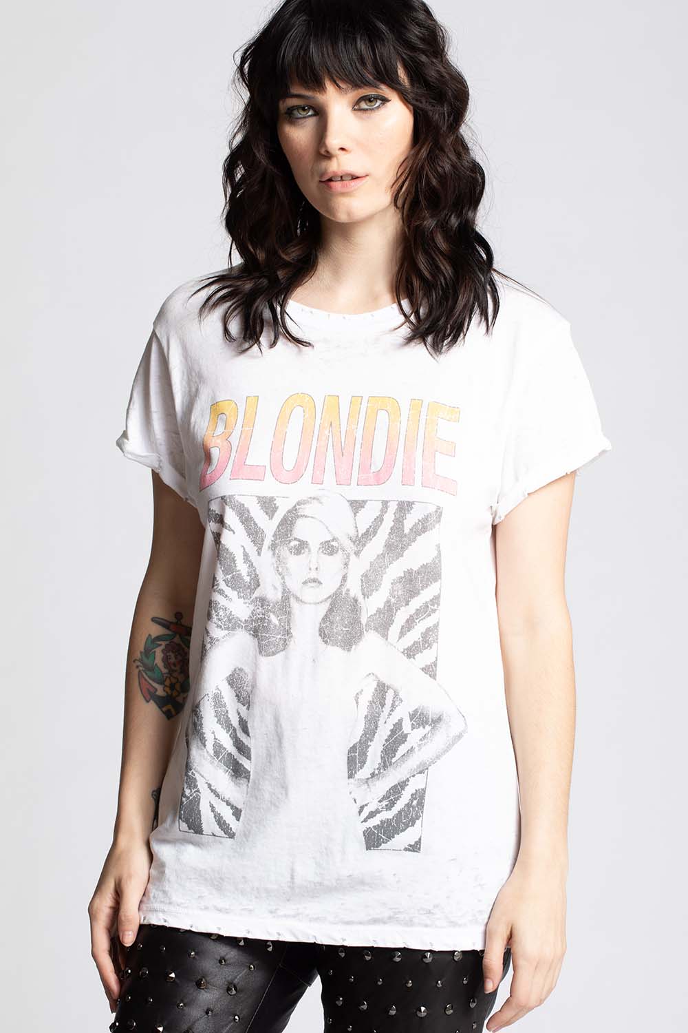 Blondie Animal Print Vintage Tee
