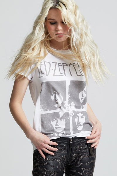 ヒステリックグラマー　led zeppelin design tee vintage 80s LED ZEPPELIN BLUE TIE DYED ICARUS 1984 SWAN SONG