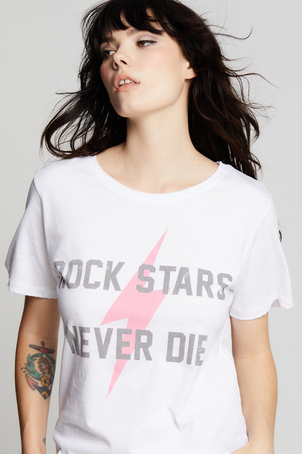 Rock Stars Never Die Boyfriend Tee