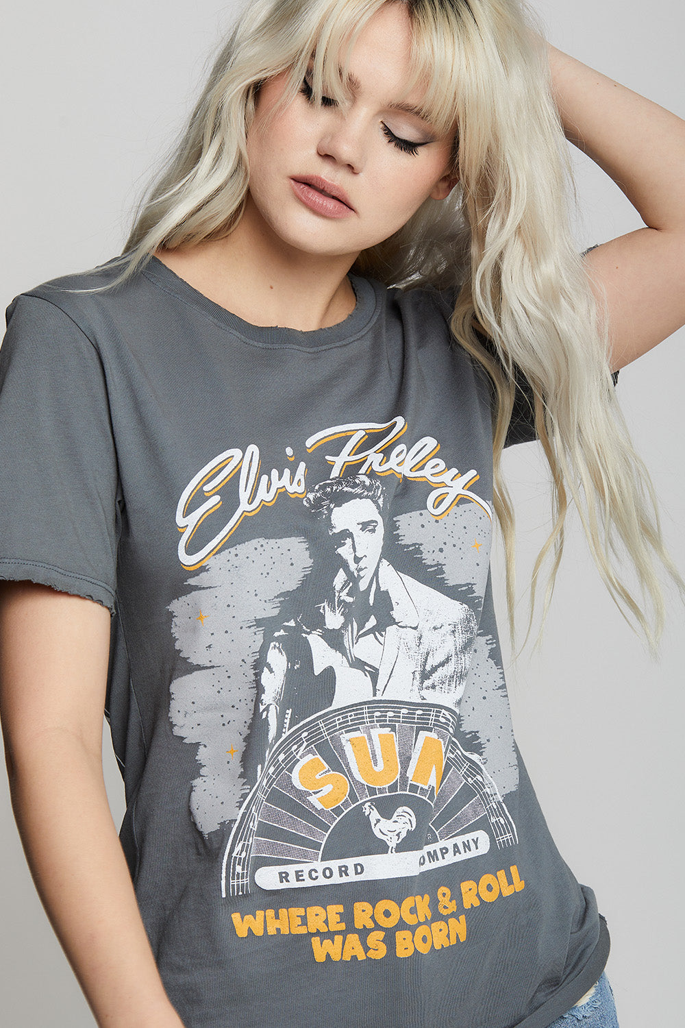 Sun Records X Elvis Presley Boyfriend Tee